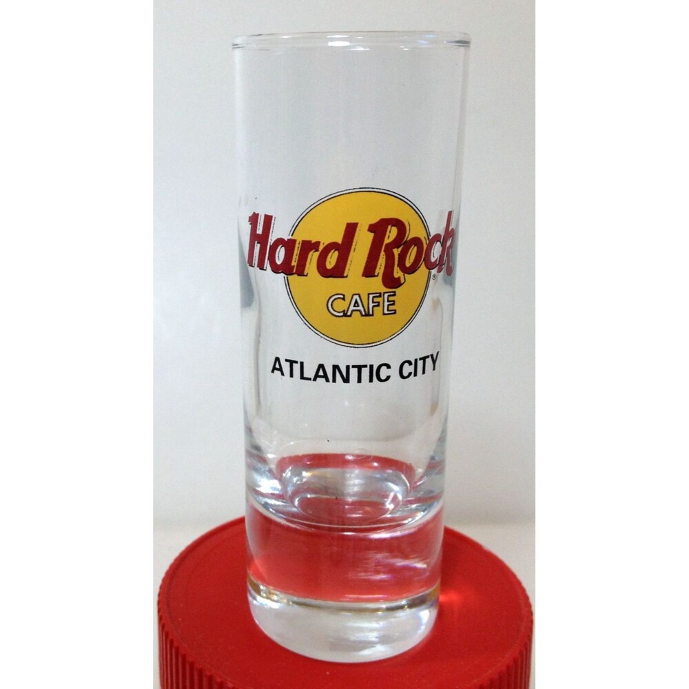 Vintage Shooter Shot Glasses Hard Rock Cafe Atlantic City